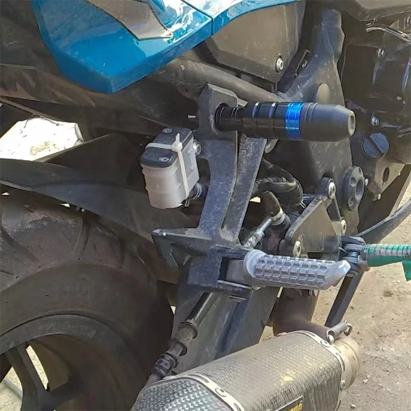 العالمي 8 مللي متر محرك دراجة نارية تحطم حامي سكوتر مكافحة السقوط انزلاق قضيب واقية الملحقات #5