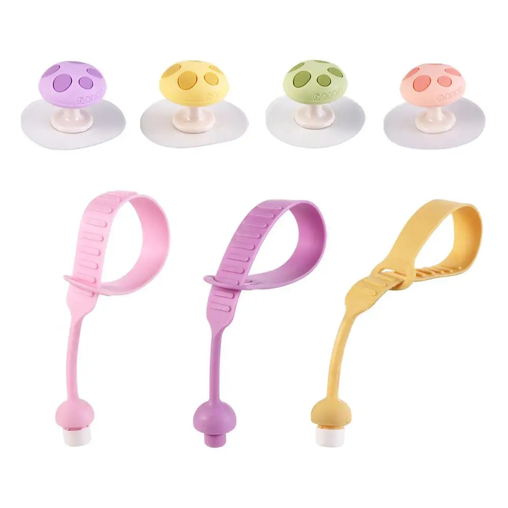 Cute Portable Closestool Cleaning Tool Mushroom Shaped Bathroom Lifting Device Toilet Lid Handle Lid Lifter Toilet Seat Handle