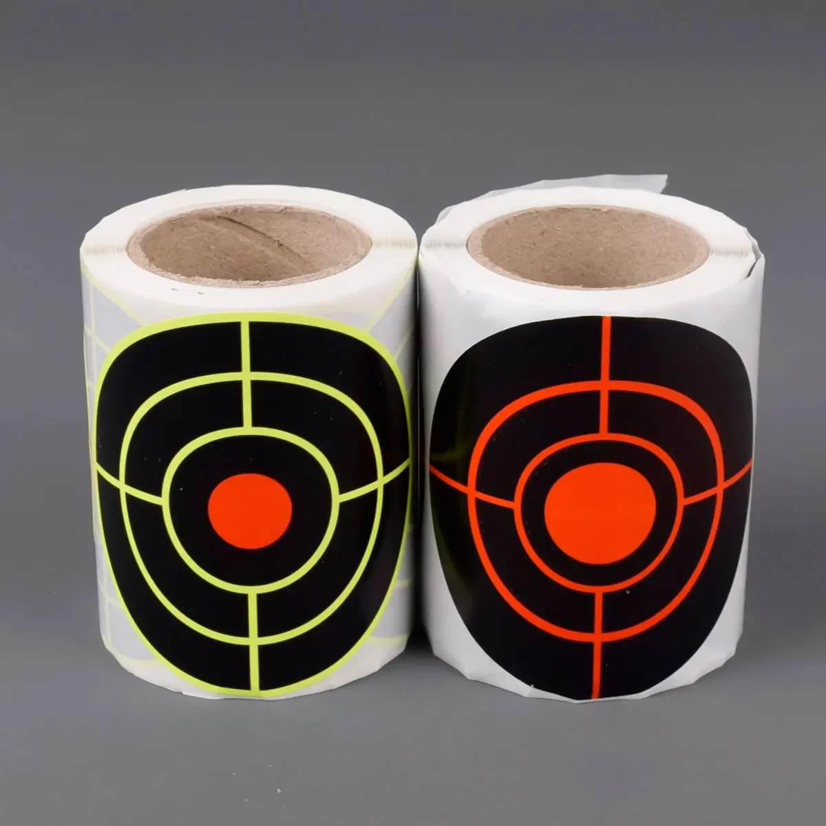 100 Self Adhesive Target Roll Splatter Targets for Shooting 3 Inch Reactive Paper Target Stickers for BB Gun Airsof Weapons