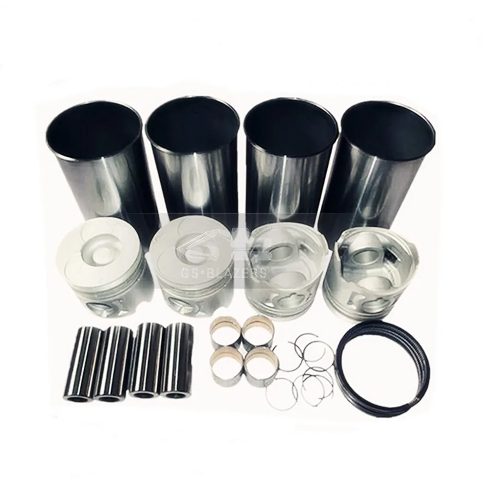 

Engine Repair Kit for Komatsu PC60 100 120-5-6-7 Engine Overhaul Parts Four Matching Cylinder Liner 4D95 Piston Excavator Parts
