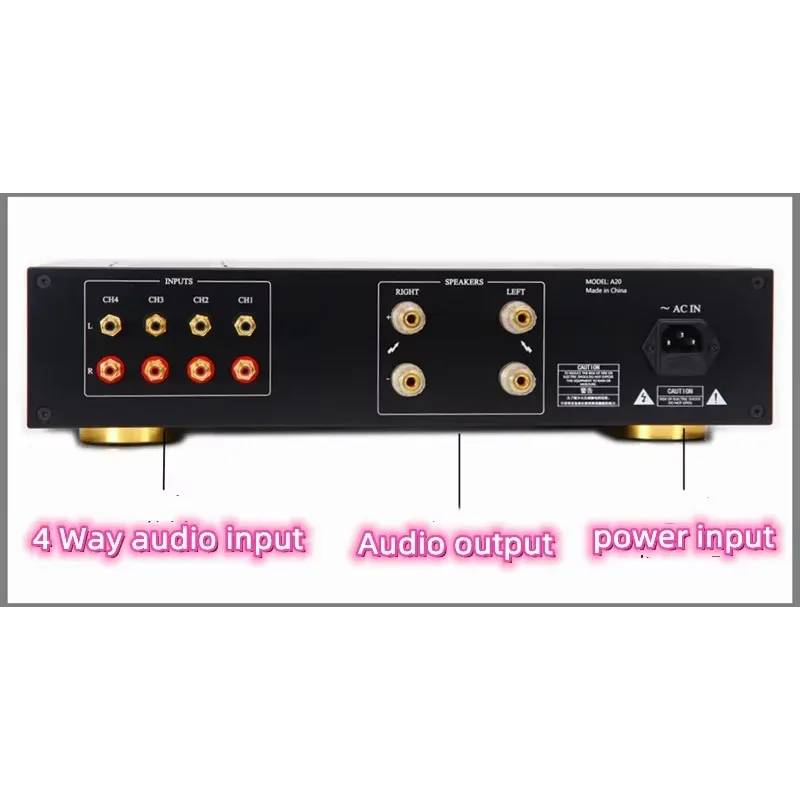 

AC220V AC110V 200W*2 2.0 Channel IRF240 IRF9240 Field Effect FET Tube Double VU Meter Home Music Audio Amplifier