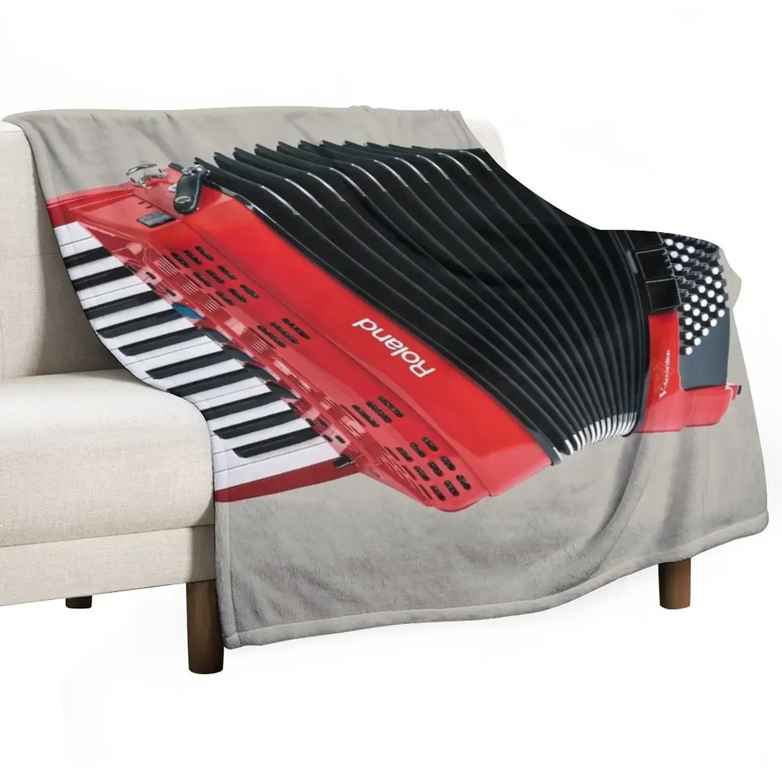 

Accordion To You Throw Blanket Plaid Multi-Purpose Blankets