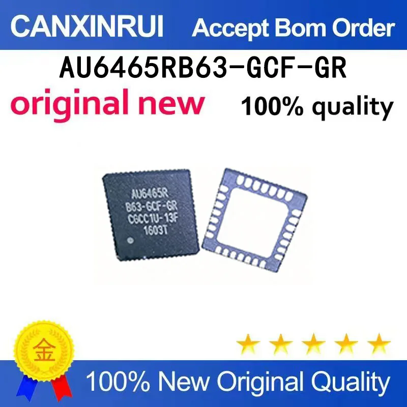 

(5-100 pieces)AU6465R AU6465RB63-GCF-GR Package QFN28 Controller IC Chip Brand New Original