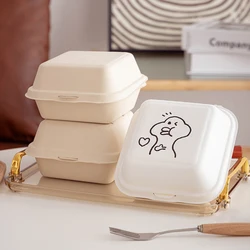 20Pcs/lot Hamburger Box Sandwich/Picnic/Dessert/Fried Chicken/Salad Lunch Packing Box Wedding Christmas Party Favors Cake Box