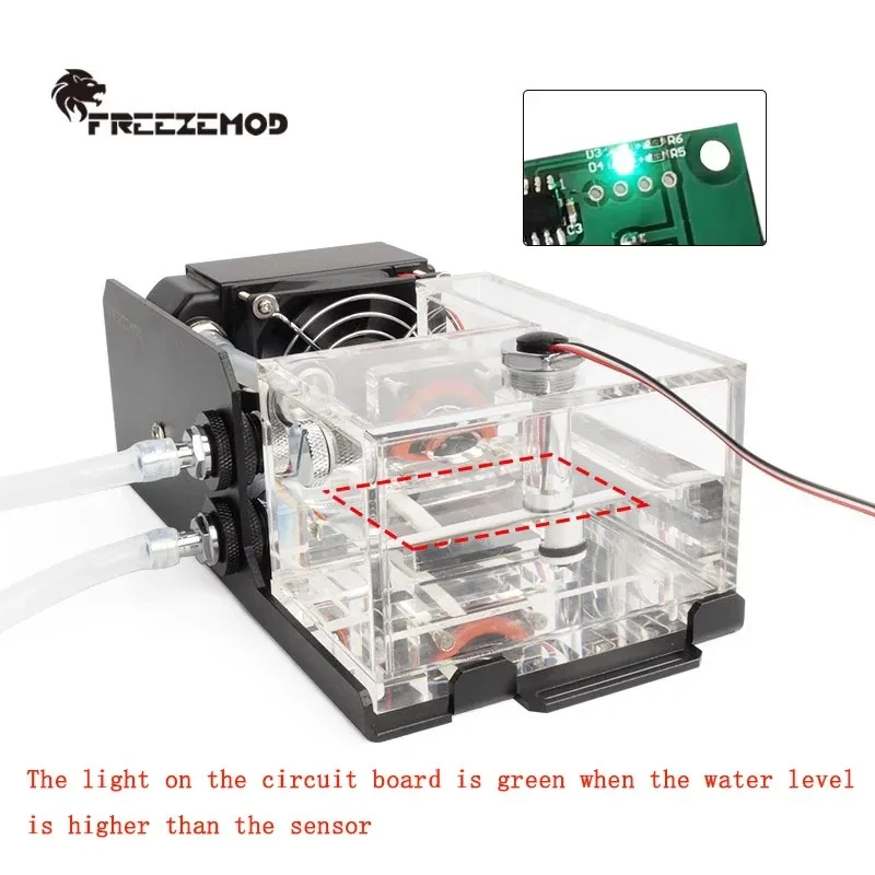 FREEZEMOD Computer Reservoir Water Shortage Alarm Photoelectric Probe, MOD Water-cooled Water Tank Level Detection. PJ-QSBJ