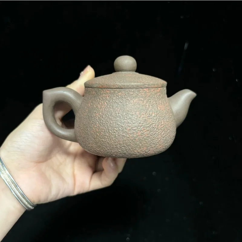 

70/110ml Purple Clay Teapot Mini Travel Teapot Chinese Style Pure Handmade Purple Clay Teapot Raw Ore Cinnabar Clay Small Pot
