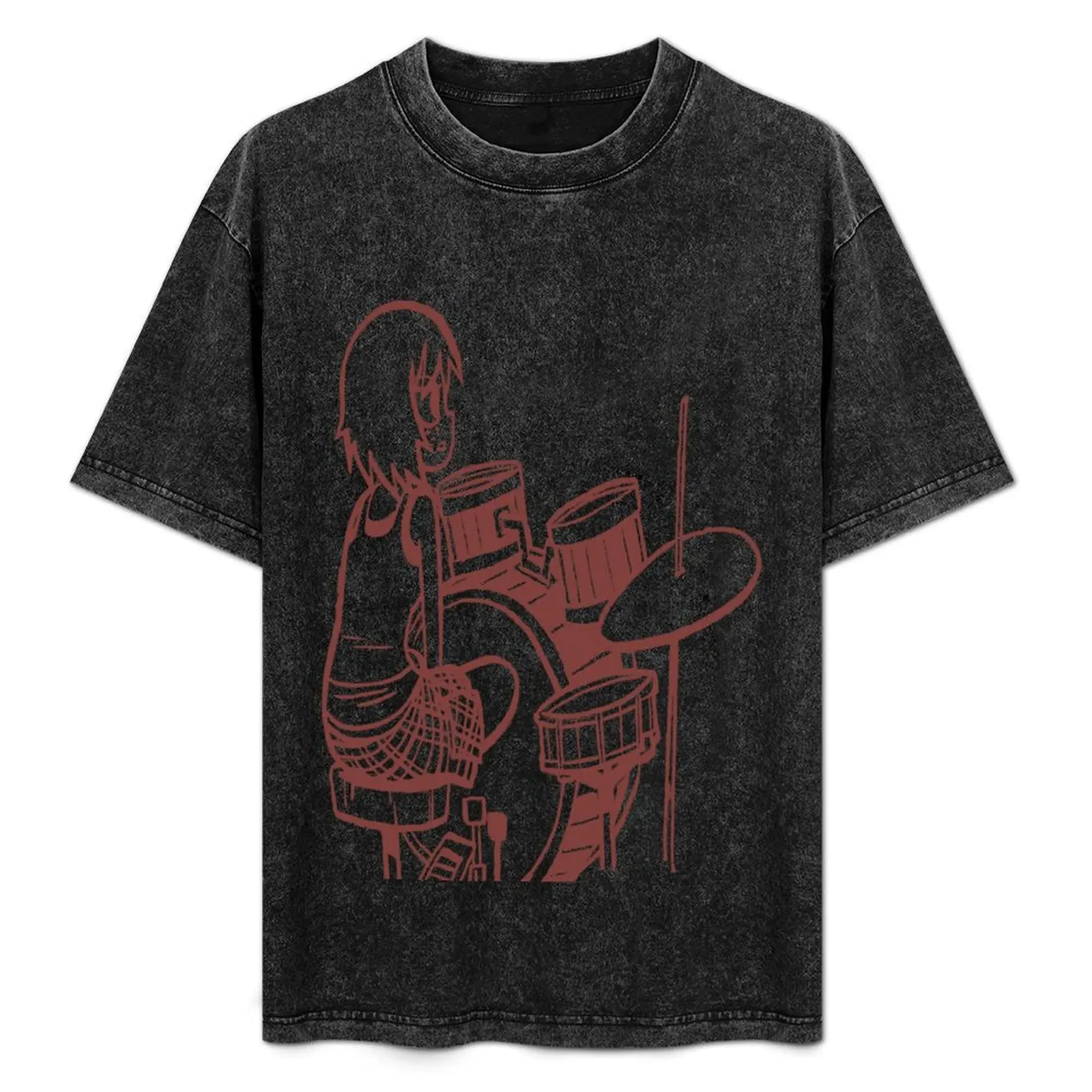 

Kim Pine T-Shirt All Match Print Short Sleeve Top