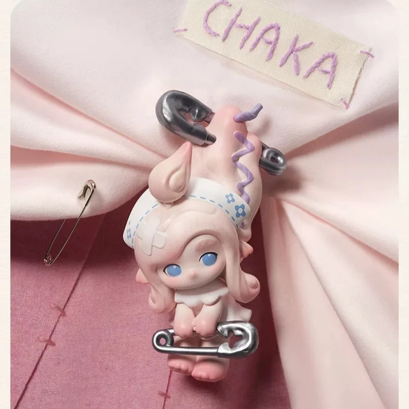 New POP MART CHAKA Stitch By Stitch Series Blind Box Toys Kawaii Anime Figures Dolls Surprise Mystery Box Brithday Gifts