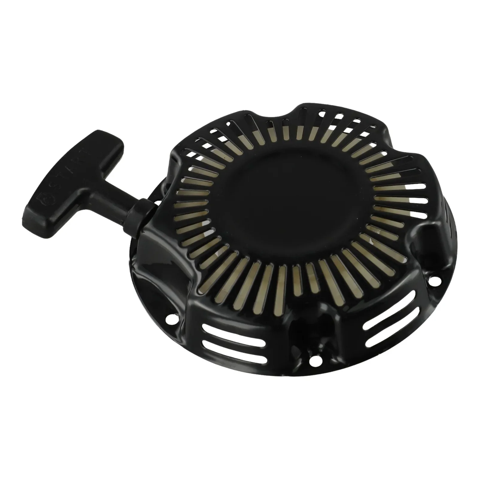 

Black Recoil Starter Improved Handle And Rope Design Reliable Performance Supplementary Accessories Included Outdoor Equipment