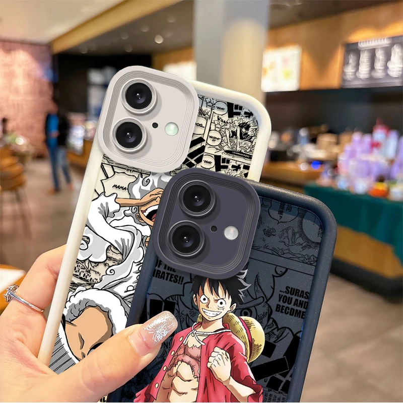 Anime O-One Piece Phone Case For iPhone 16E 16 15 14 13 12 11 Pro Max X XS X S Max XR SE 2020 SE4 7 8 Luxury Soft Silicone Cover - náhled 3