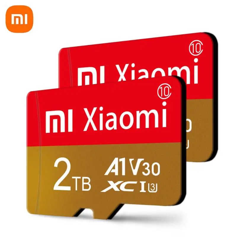 بطاقة ذاكرة أصلية عالية السرعة من Xiaomi 1 تيرا بايت 512 جيجا بايت 256 جيجا بايت 128 جيجا بايت فئة 10 بطاقة مايكرو TF SD 2 تيرا بايت بطاقة TF للكمبيوتر/الكاميرا/الطائرة بدون طيار