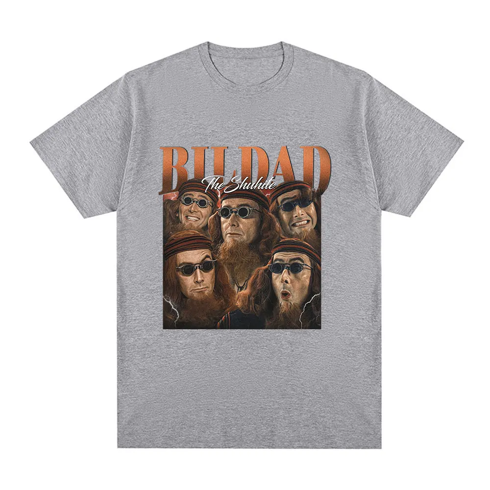 Good Omens Bildad The Shuhite Graphic T Shirt Men\'s Fashion Vintage T Shirts Summer 100% Cotton Casual Cozy T-shirts Streetwears