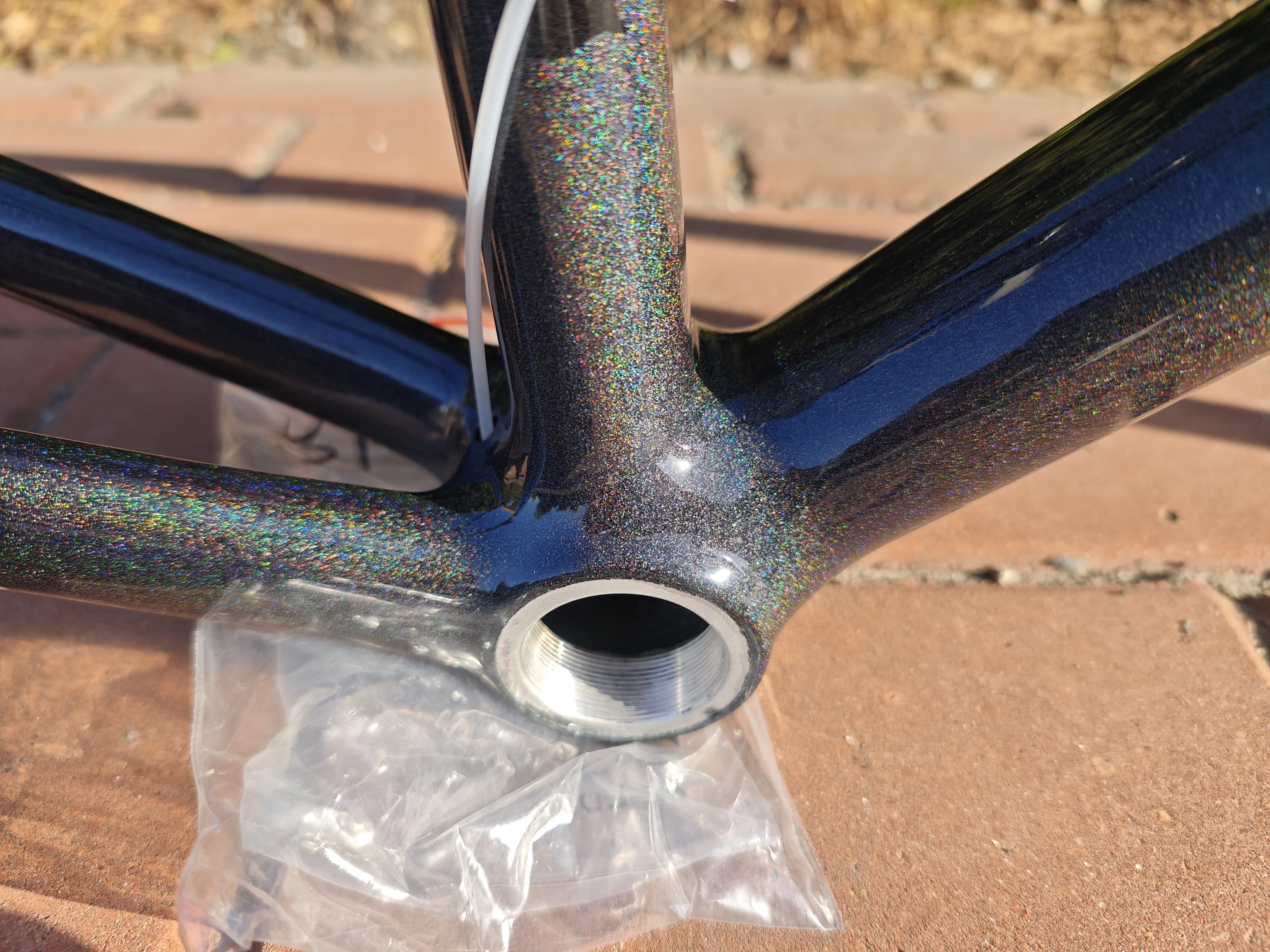 XFRRY 2025 جديد الطريق دراجة الكربون الإطار شقة جبل القرص نظيفة التوجيه الخيوط BB 700C مكبح قرصي الطريق دراجة إطارات الكربون