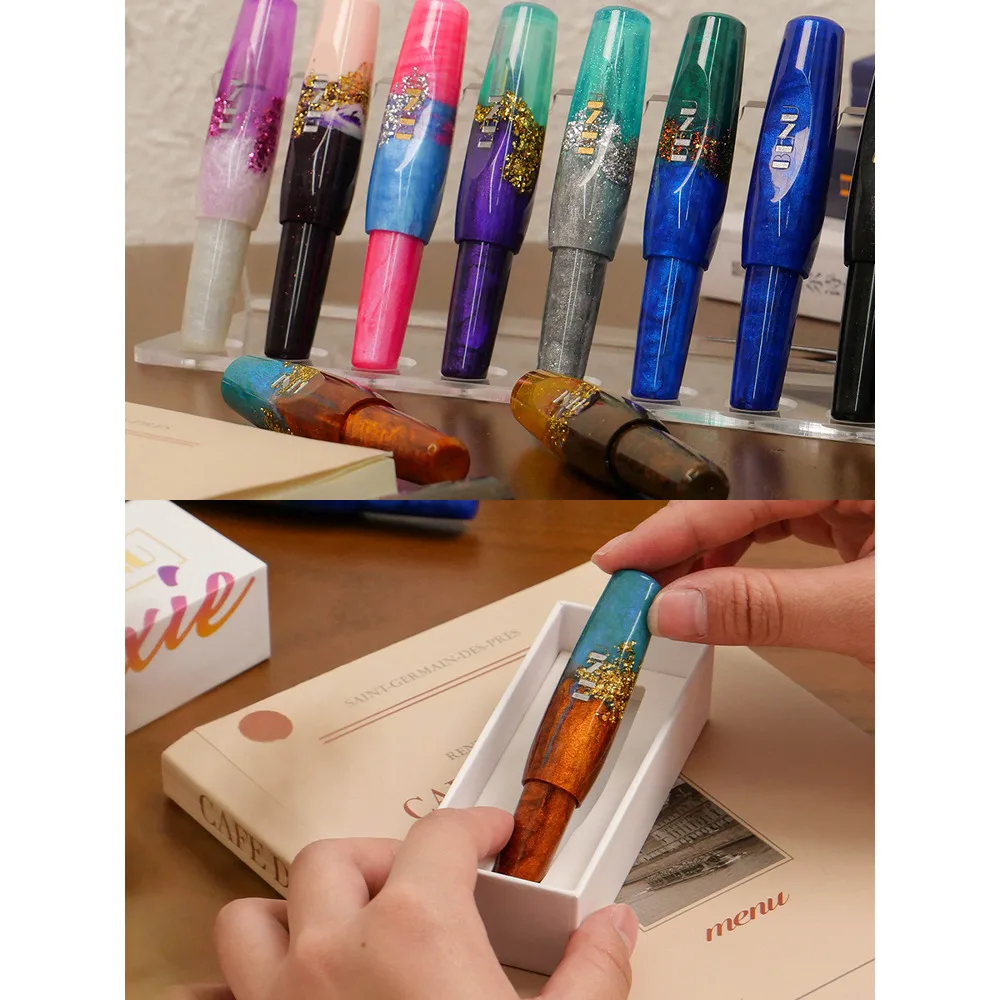 

Russian Brand BENU Fountain Pen New PIXIE Short Steel Nib Pen For Daily Writing And Gift For Women