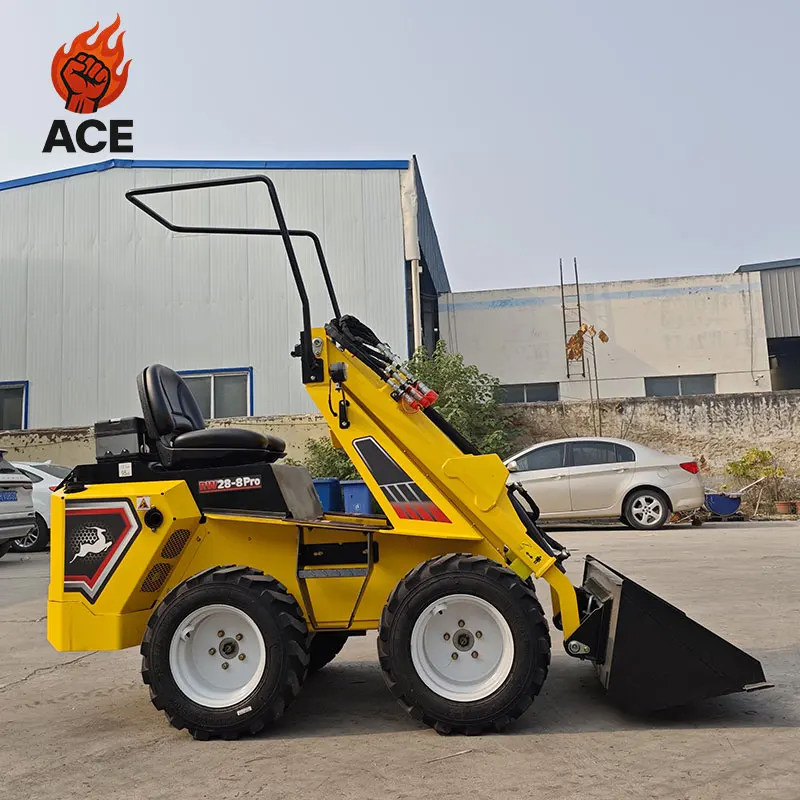 

Customized color Mini wheel loader Euro 5 Epa Kubota engine Skid Steer loader house Mini Skid Steer Loader With 4 in1 bucket