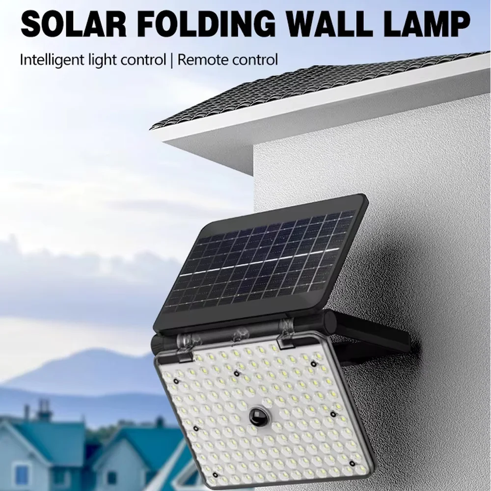 

Solar waterproof outdoor courtyard light flood sensor wall light LED home solar outdoor light camping light emergency light
