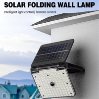Solar waterproof outdoor courtyard light flood sensor wall light LED home solar outdoor light camping light emergency light