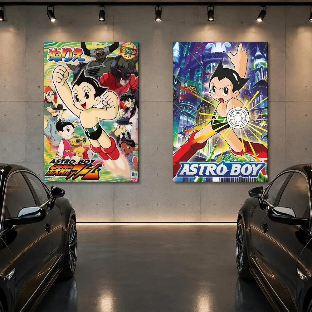 Anime A-Astro BoyS Poster Room Decor Home Wall Art Printing Waterproof Garage BedRoom Posters Gift