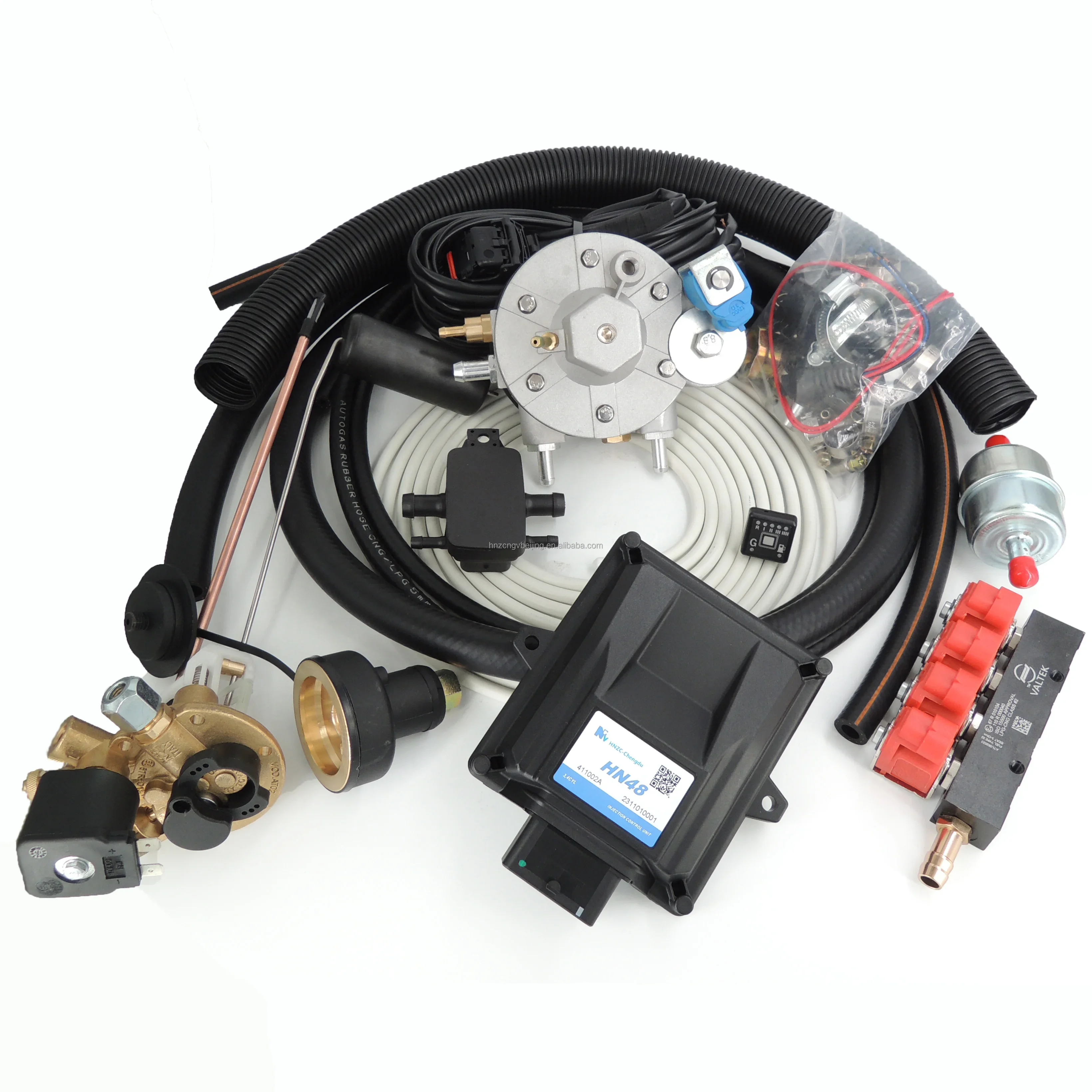 

Low Energy Consumption Lpg 4 Cylinder Cng Conversion Kits Dual Fuel for Cars Gnv Propane Gas Multivalve Filling Valve