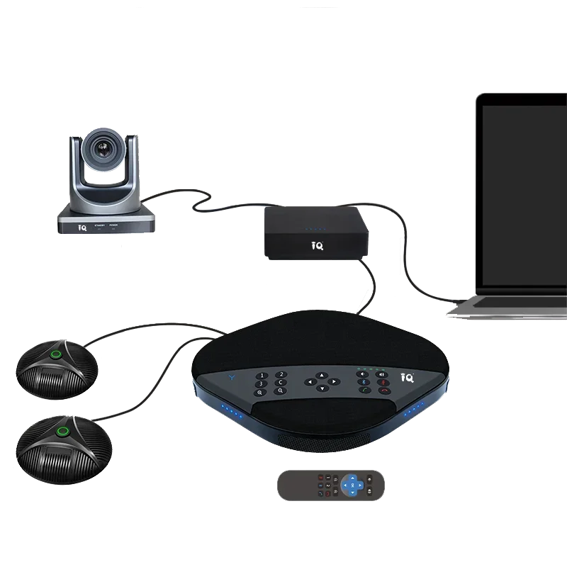 Video Conferencing System JoinGroup AVS200 Bundled with A Ptz Camera and A Speakerphone and A Compact Hub for Easy USB Cabling