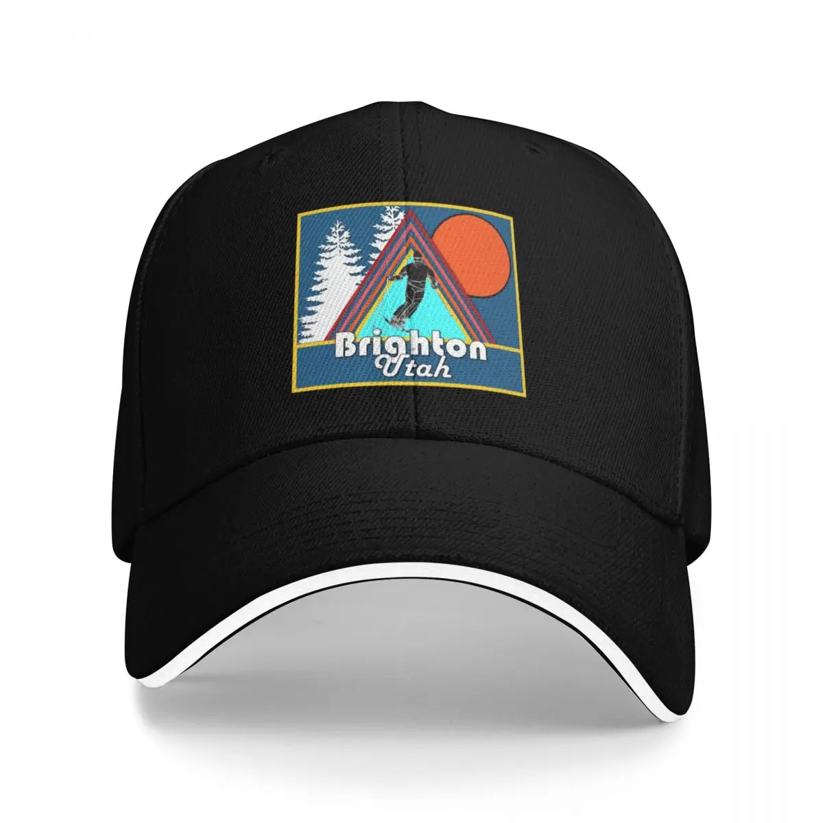 

Brighton Utah, Vacation, Travel, Skiing, Mountains Baseball Cap Custom Cap sun caps Ball Cap Military Man Women Men's