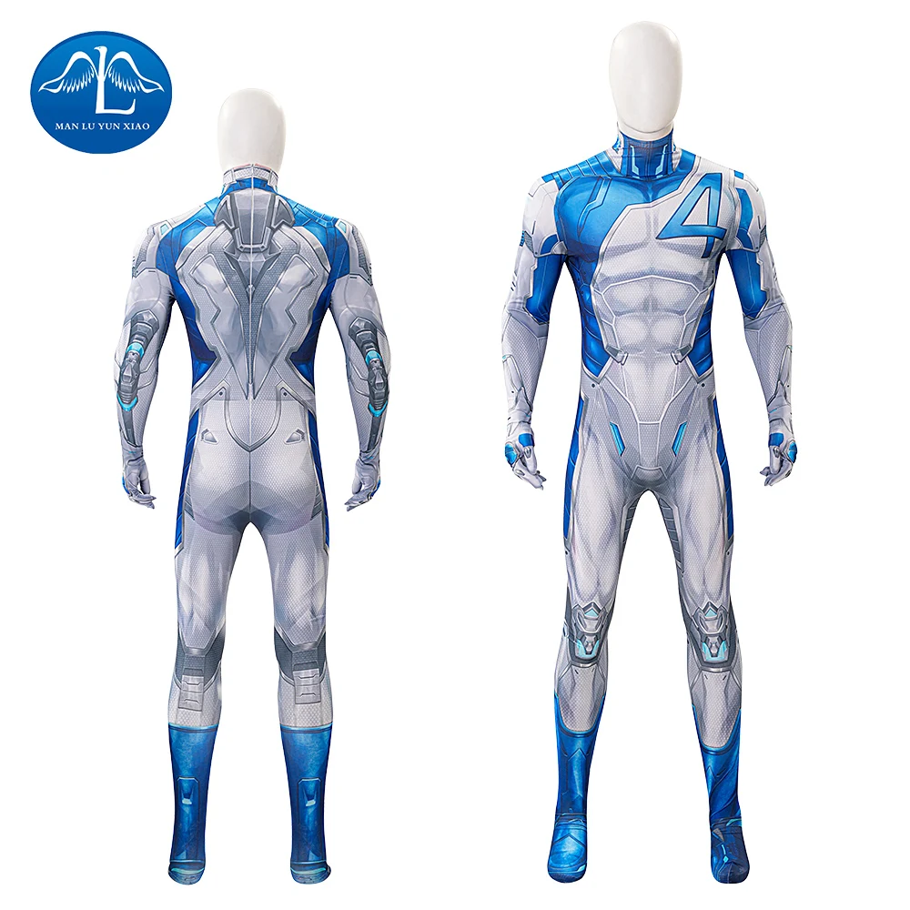 

Manluyunxiao Mister Fantastic Cosplay Costume Deluxe Full Set Custom Size XS-XXXL Halloween Christmas Comic Con