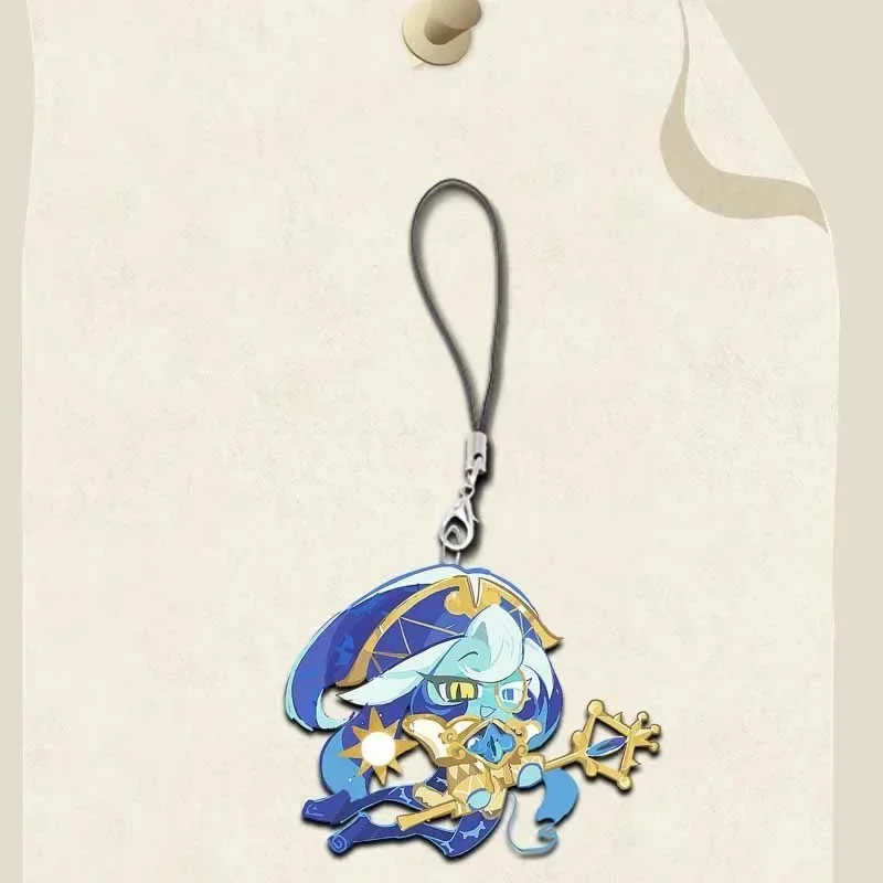 Cookie Kingdom Cosplay Keychain Shadow Milk Cookies Accessory Schoolbag Props Pendant Badge for Boys Girls Birthday Gift