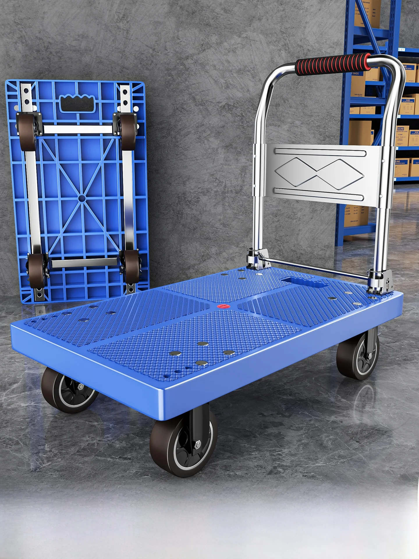 carrito-de-carga-portatil-ligero-plegable-con-cuerpo-de-plastico-para-almacenamiento-en-el-hogar-y-escenarios-de-mudanza