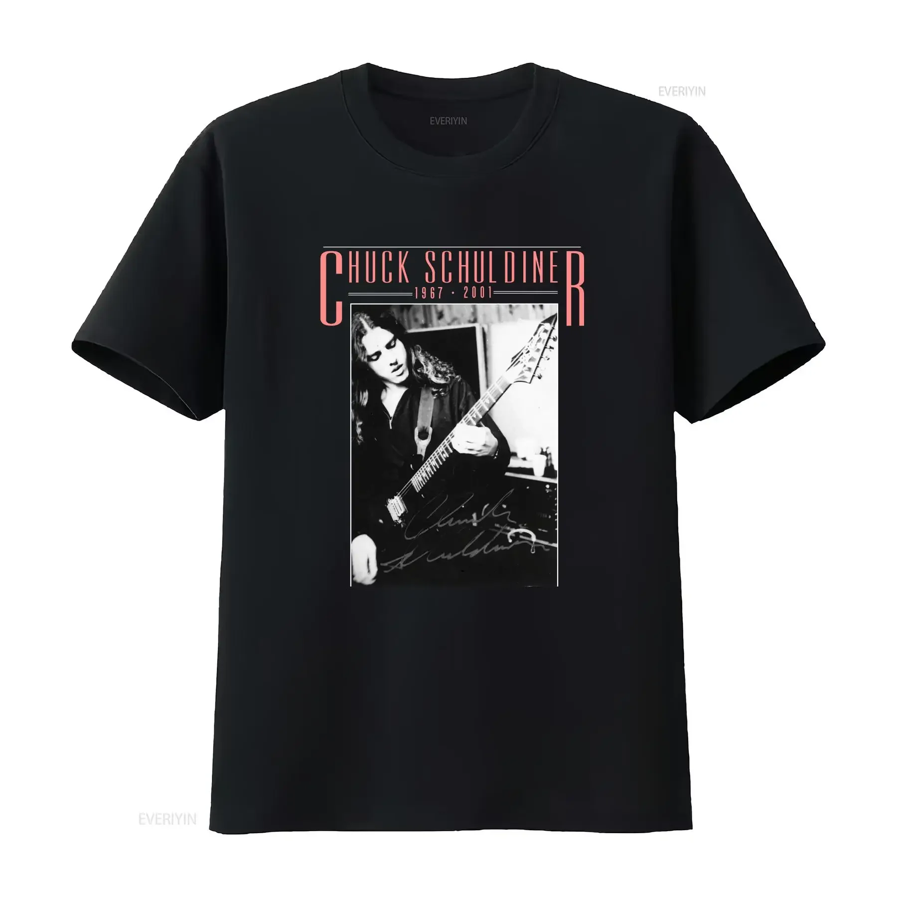 

Футболка Death Chuck Schuldiner Tribute, винтажная стираная дизайнерская одежда, стильная домашняя мягкая графика, удобная модная растянутая одежда