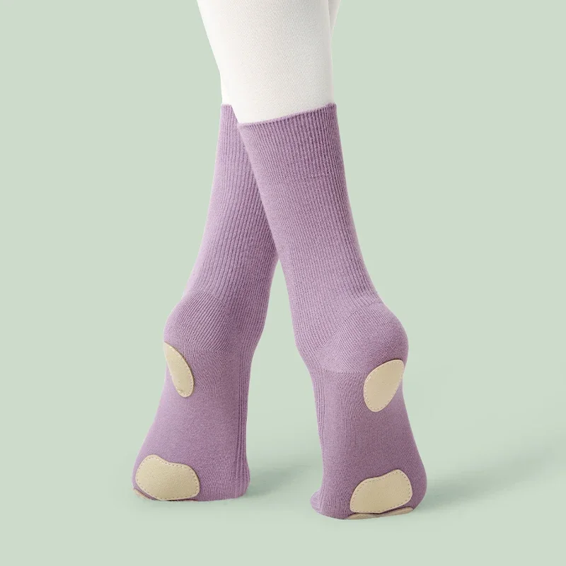 Женские нескользящие танцевальные носки, современные женские носки для йоги, чулки, леггинсы для танцев, детские трико для мальчиков