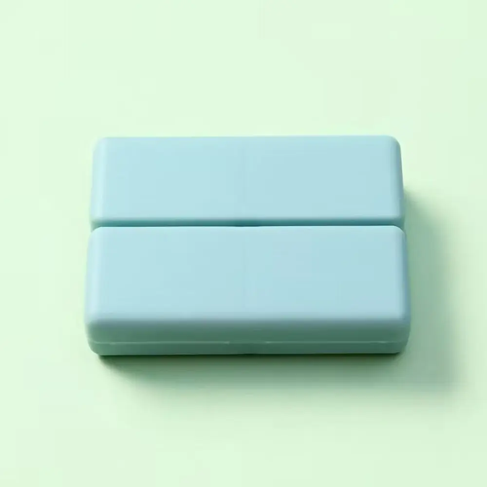 5 Farben, kreatives Design, 7 Fächer, robuste, wasserdichte Pillendose, magnetisch, faltbar, multifunktionale Pillenbox, ideal für Reisen. – Detail 9