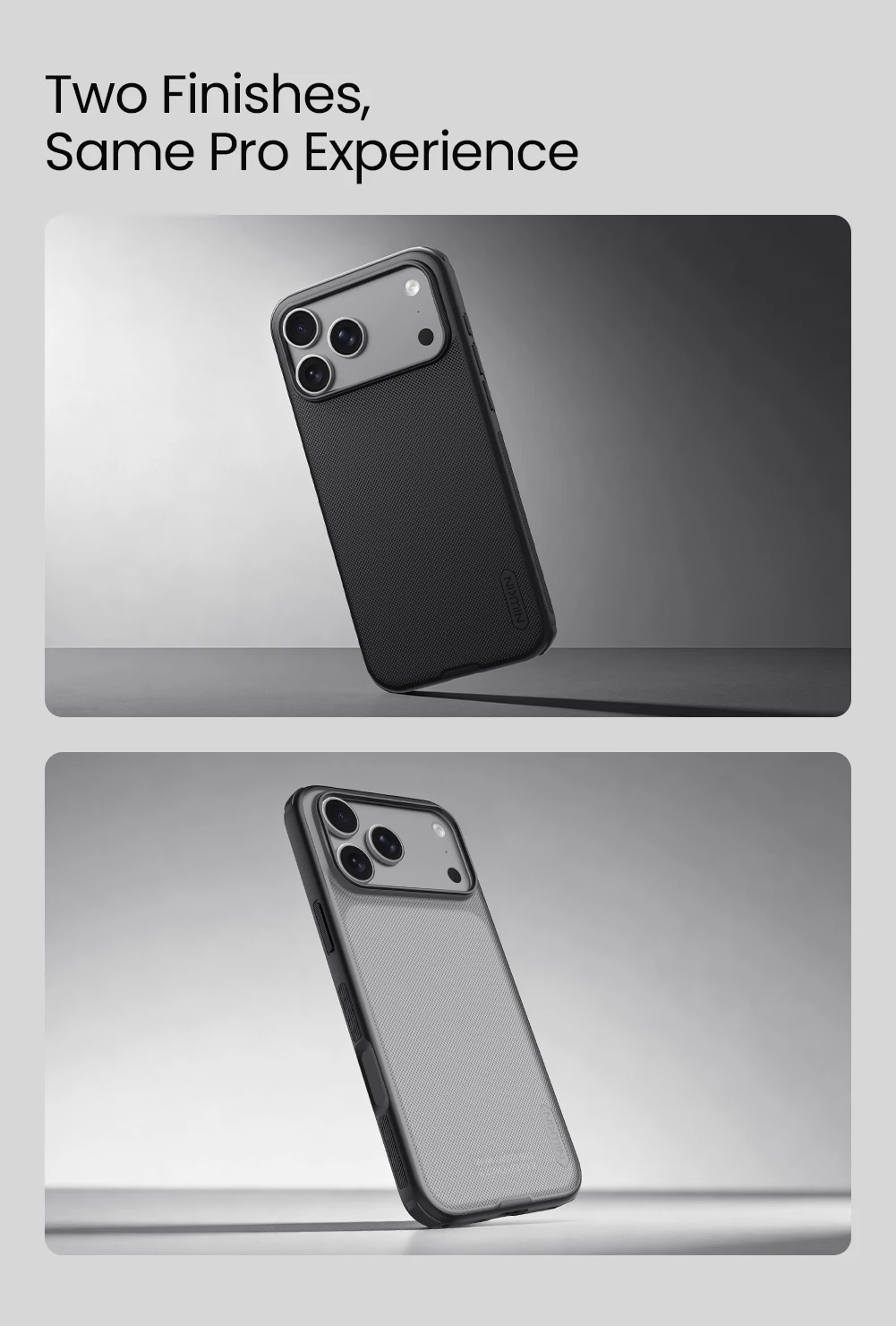 Für iPhone 18 Pro Max Hülle NILLKIN Passgenaue Hülle für iPhone 17 Pro Max 17 Pro 18 Pro Super Frosted Shield Case Matte PC-Abdeckung – Detail 8
