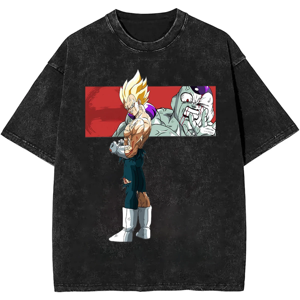 

Новая футболка унисекс оверсайз из выстиранного хлопка с принтом Dragon Ball, летняя, винтажная, модная, повседневная, свободного кроя, в стиле Y2K, 2026