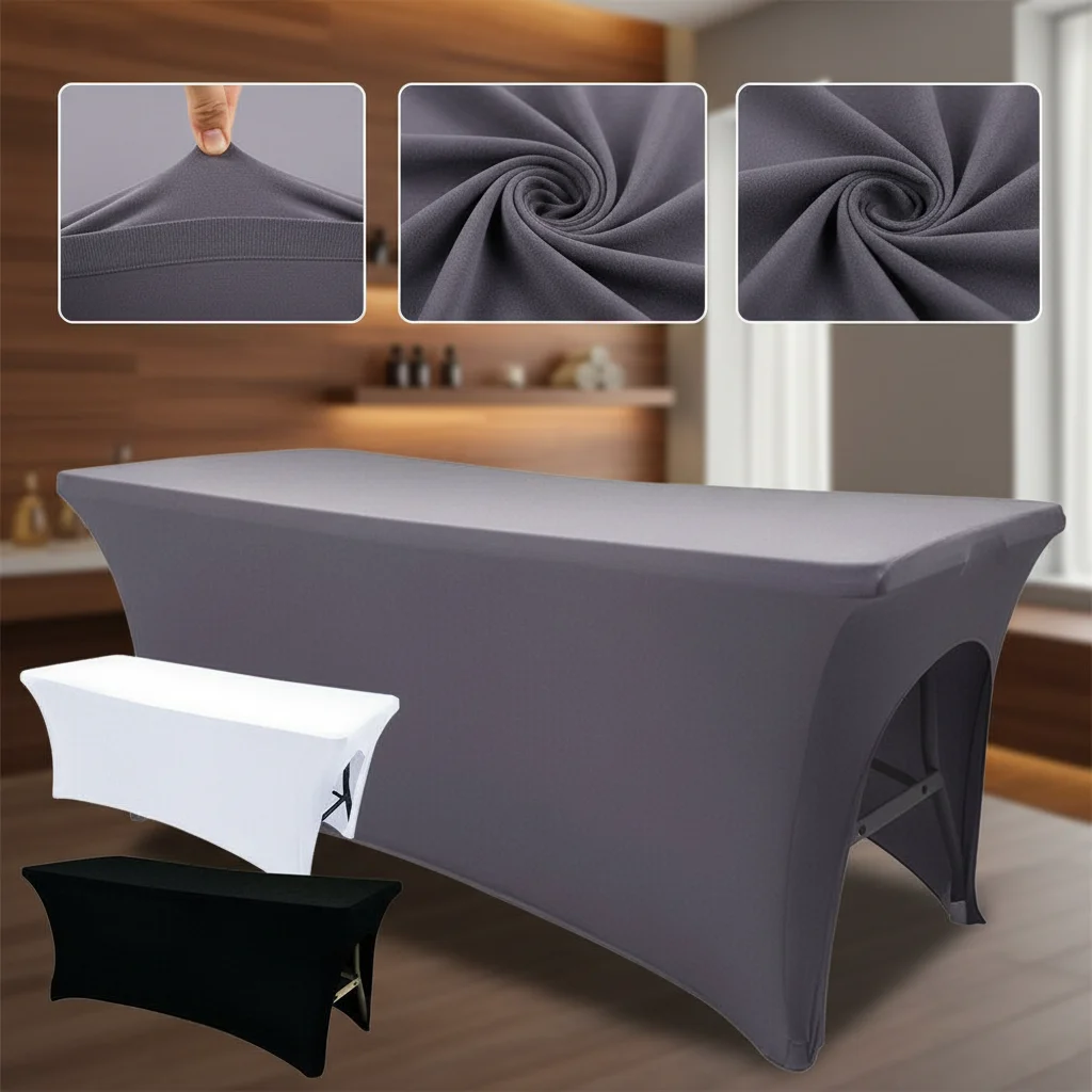 صالون تجميل غطاء سرير التدليك سبا الجدول ورقة تدليك ورقة سبا غطاء الطاولة لينة نقية المفرش اللون الجدول تنفس صالح #1