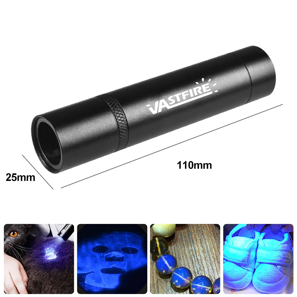 Fungus Detection Flashlight Cat Moss Tease Cat Ultraviolet Violet Light Banknote Detector