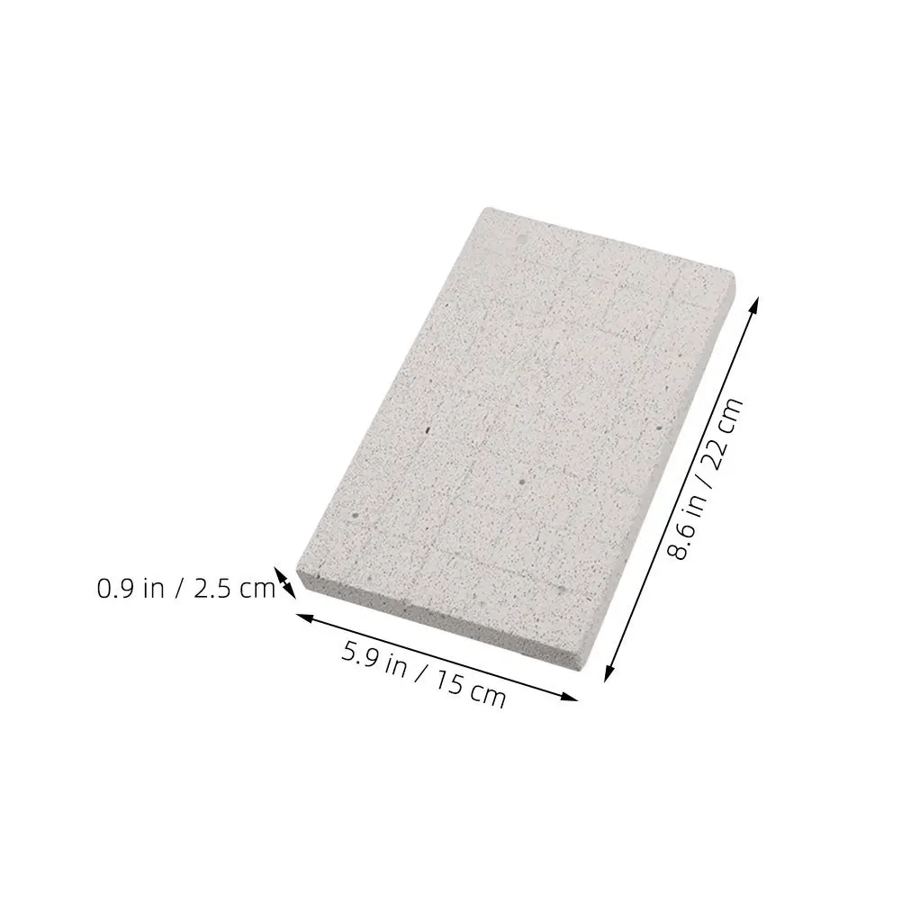2Pcs Small Pet Nail Filing Board Natural Lava Stone Grinding Pad for Rabbits Guinea Pigs Hamsters Claw Claw Pad