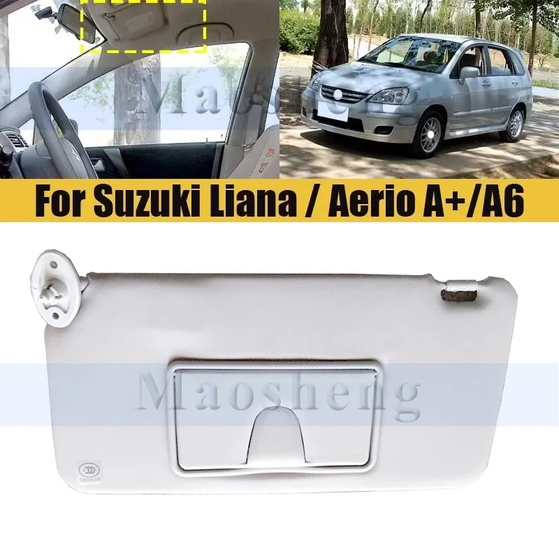 Sun Visor For Suzuki Liana / Aerio A+/A6 Side Shade Sunvisor With Mirror Sunshade Cover Shade Sun Visor