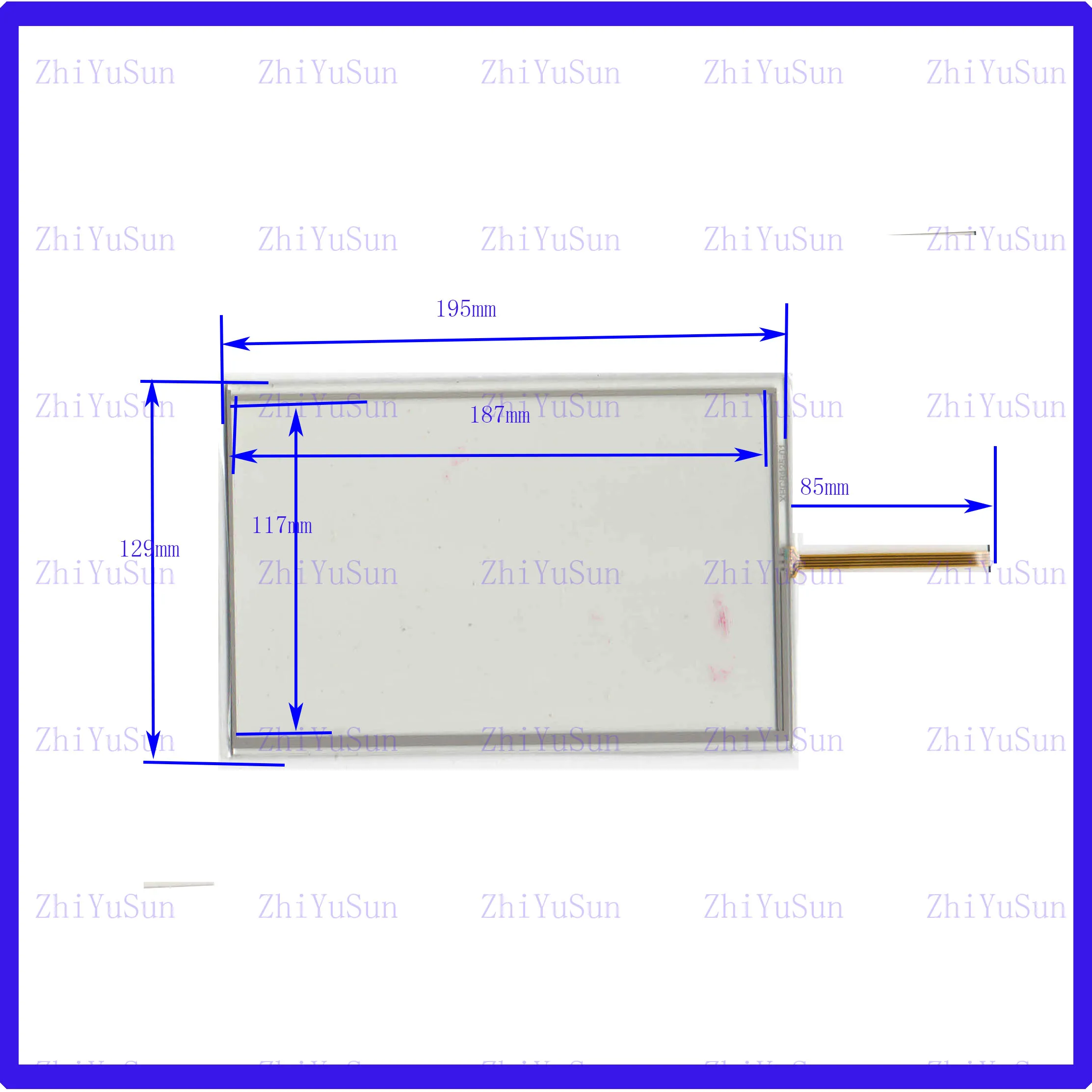 

Сенсорный экран 195*129 мм, новые импортные материалы, стекло 195*129
