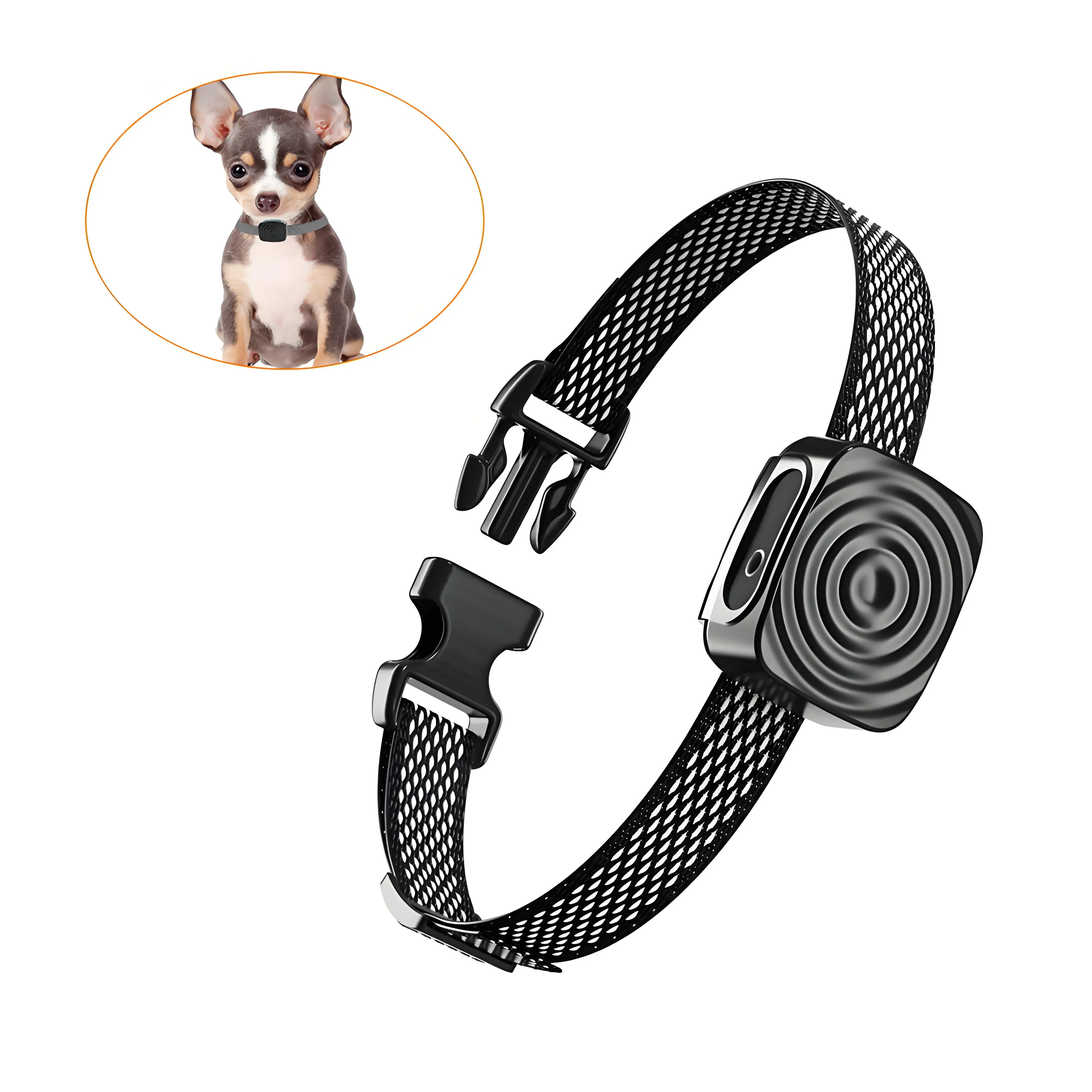 

Small Pet Dog Anti-barking Collar Beep/ Vibration 5 Levels Adjustable Sensitivity IP67 Waterproof For Small Pet Dogs Training