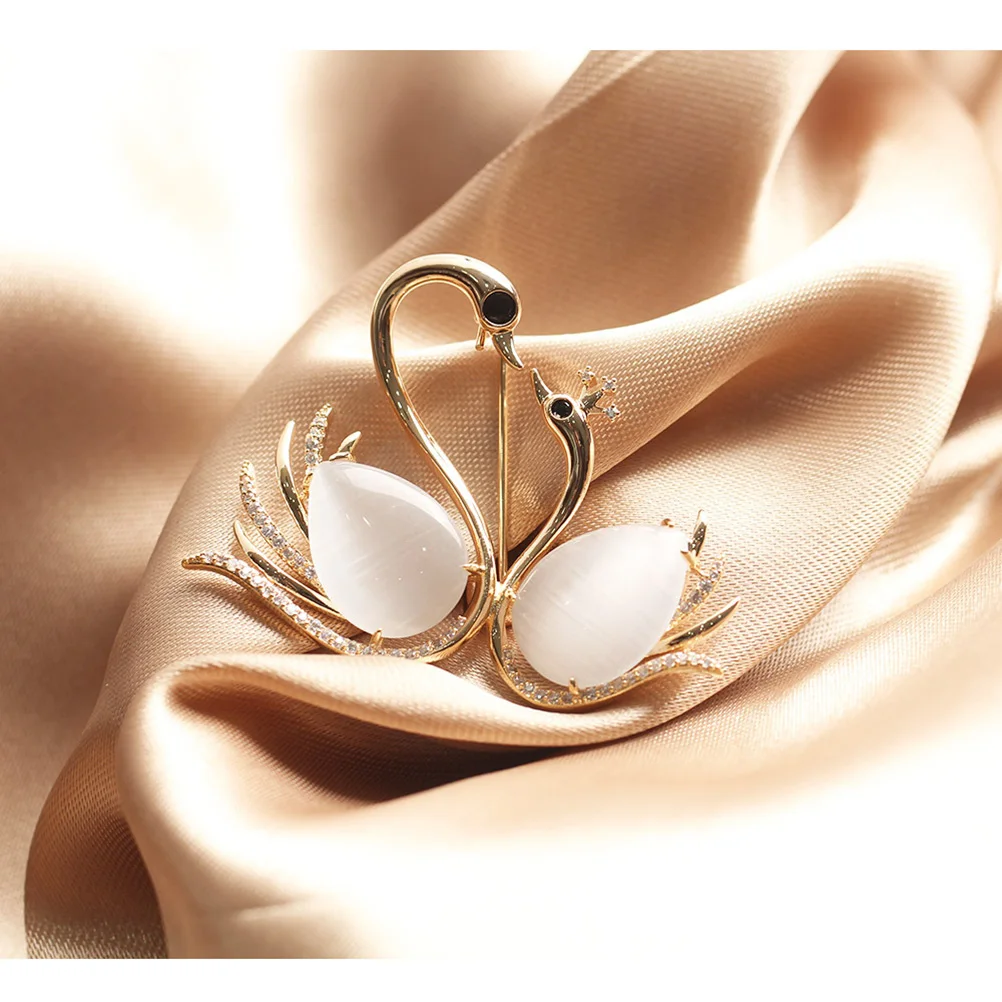 

Opal Brooch Zircon Breastpin Bridal Brooch Wedding Brooch Fashion Jewelry