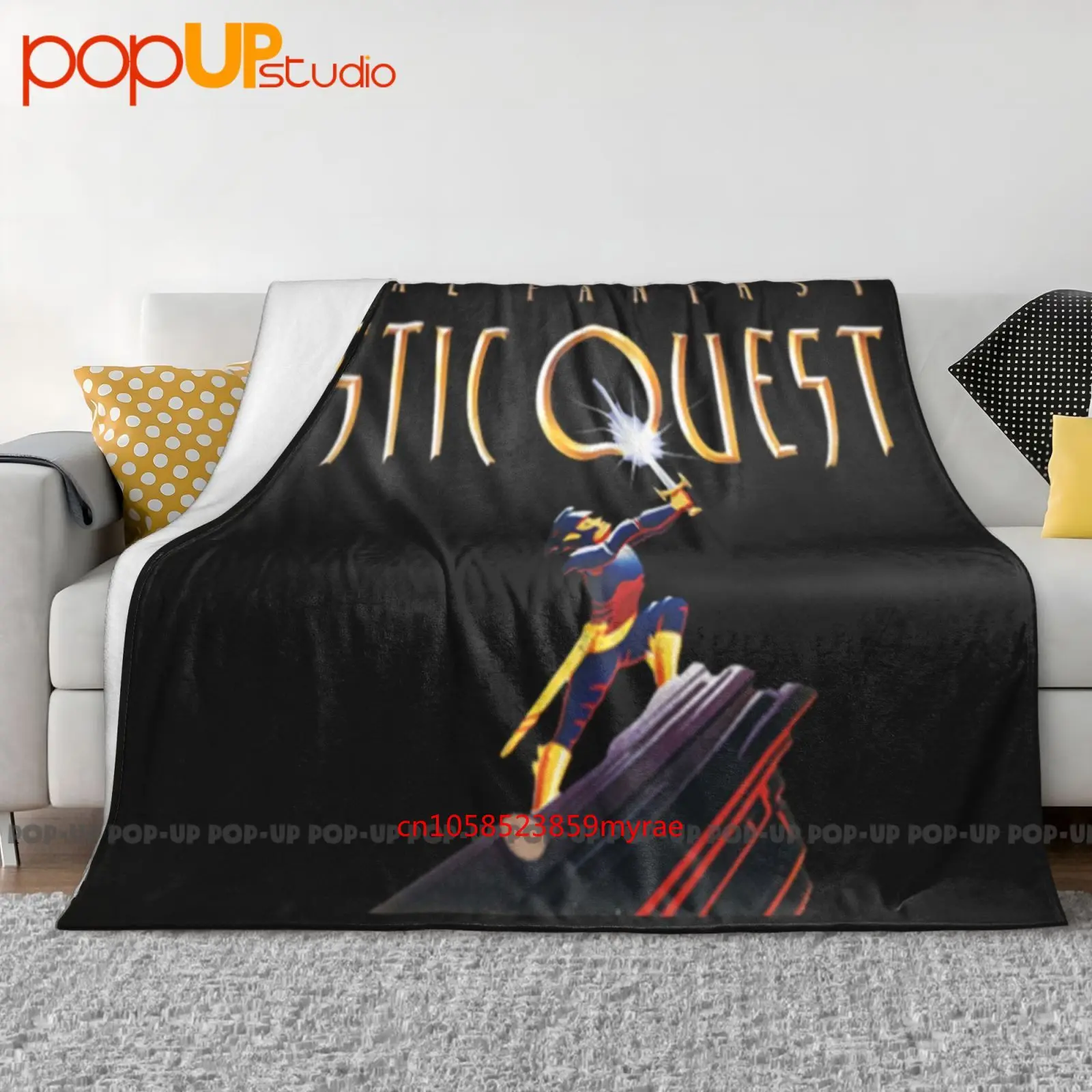 Final Fantasy Mystic Quest Snes Videojuego Manta ultrasuave Edredón Funda de sofá de invierno Fundas de cama