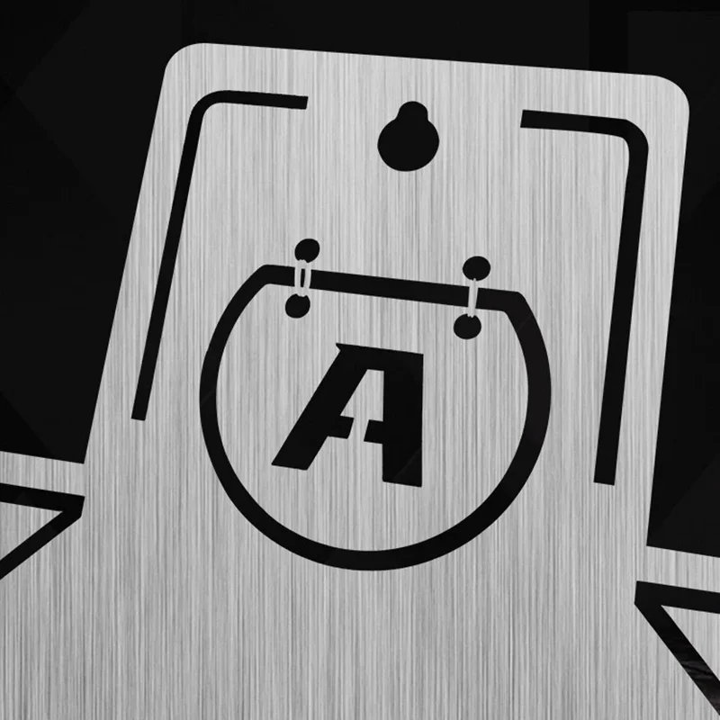 Roestvrijstalen schietdoelen voor schiettraining Niet gemakkelijk te schudden Lasersnijdende stalen doel Langdurig gebruik