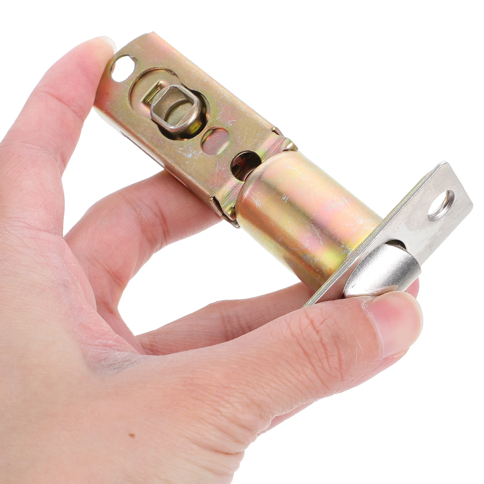 Loquet de serrure de porte réglable, conception tubulaire Mortice, Installation facile, pièces de rechange intérieures de chambre à coucher polyvalentes