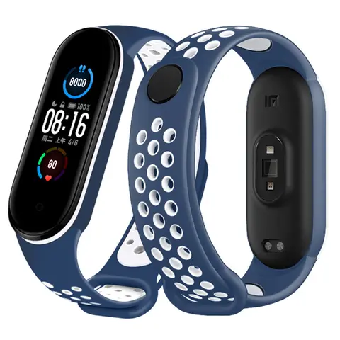 Silicone Strap for Xiaomi Mi Band 7 6 5 4 3 Sport Replacement Bracelet Correa Xiaomi Smart Band 7 6 5 4 3 Watchbands Accessories