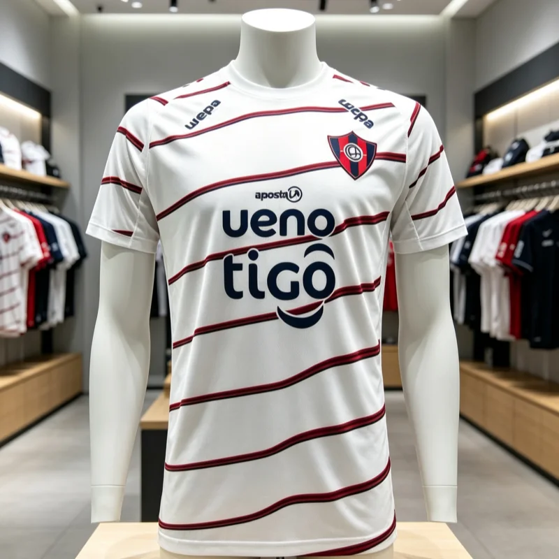 2026 New Fashion Porteño Away Kit Soccer Jersey T-shirt Men's Adults Quick Dry Breathable Football Sports Top Family Kids Tees
