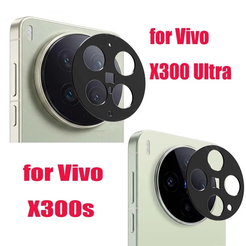 

for Vivo X300 Ultra X300S Camera Bezel Anti Scratch Metal Frame Cover Hollow Film Super Slim Lens Protector Cap Sticker
