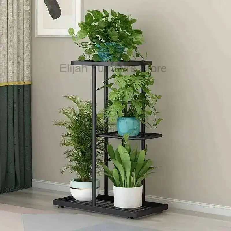 

France Aesthetics Flower Shelf Simple Living Room Designer Modern Plant Display Shelf Organizer Indoor Plantenrek Furniture