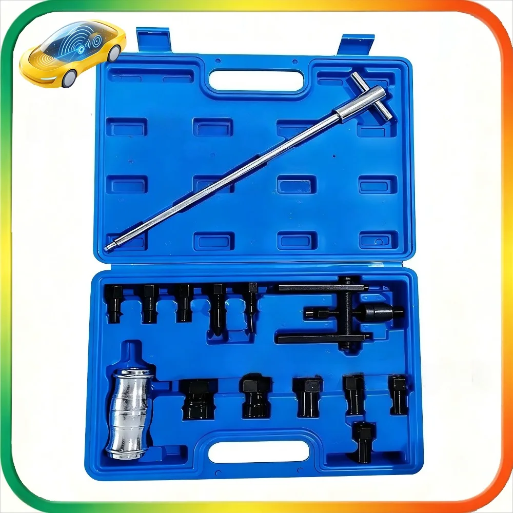Blind Hole Inner Bearing Puller Set with Slide Hammer Motorcycle Auto Internal Extractor Removal Tool Kit 8-25mm