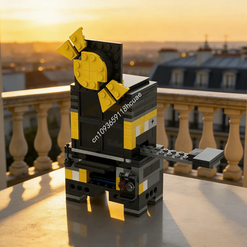 

241 деталь MOC City Champions: Конструктор «Машина для продажи сладостей», архитектурные блоки, развивающая игрушка, идея для креативного подарка на Рождество