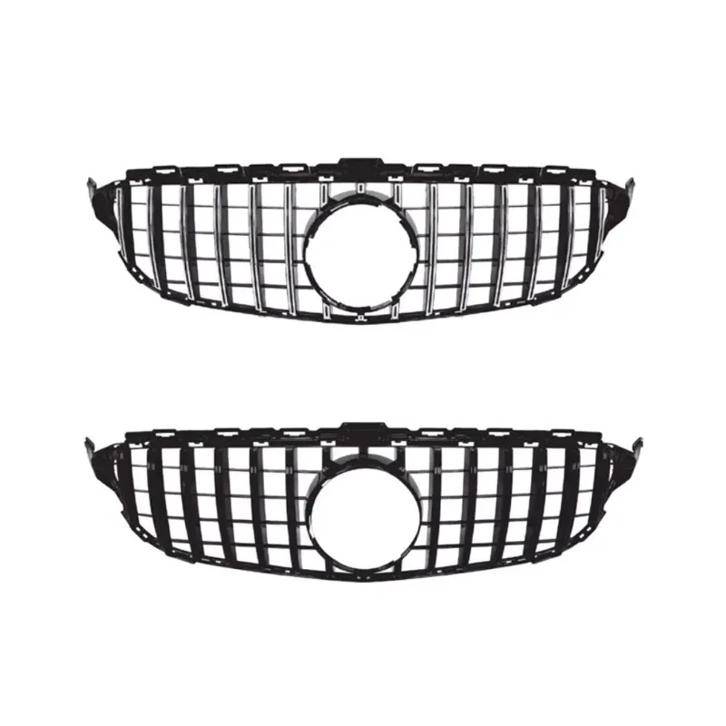 

Front Car Grills Auto Parts Grille for Mercedes Benz C-Class W205 Modified to C63 GT Style Front Bumper Grille Mesh 2015-2021